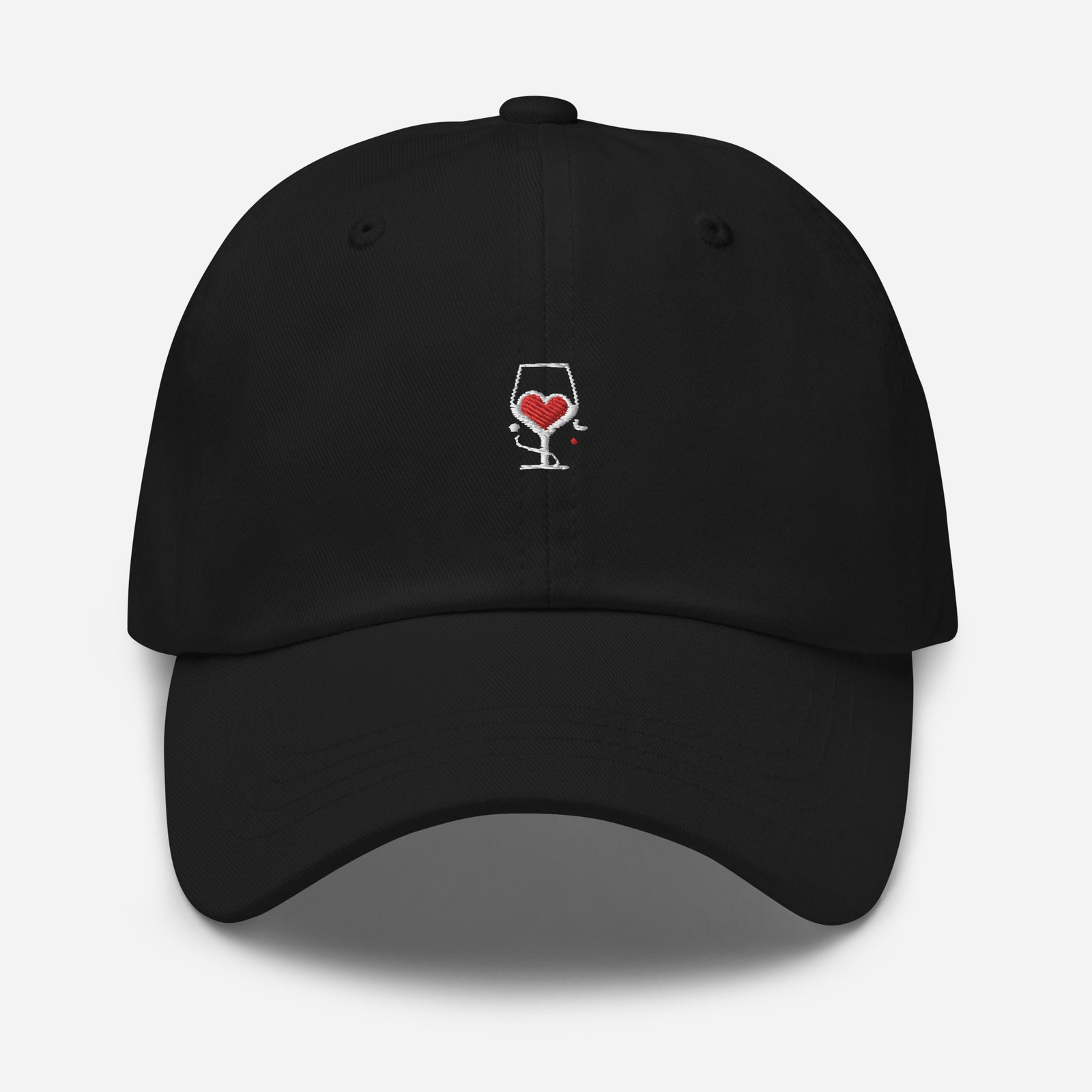 Casquette baseball wine love noir CHT'M Boutique