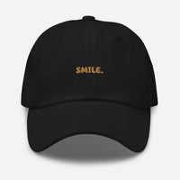 Casquette baseball smile noir CHT'M Boutique