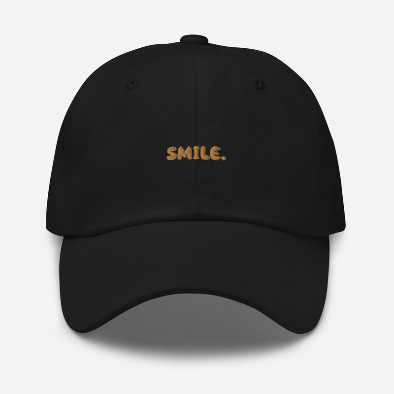 Casquette baseball smile noir CHT'M Boutique