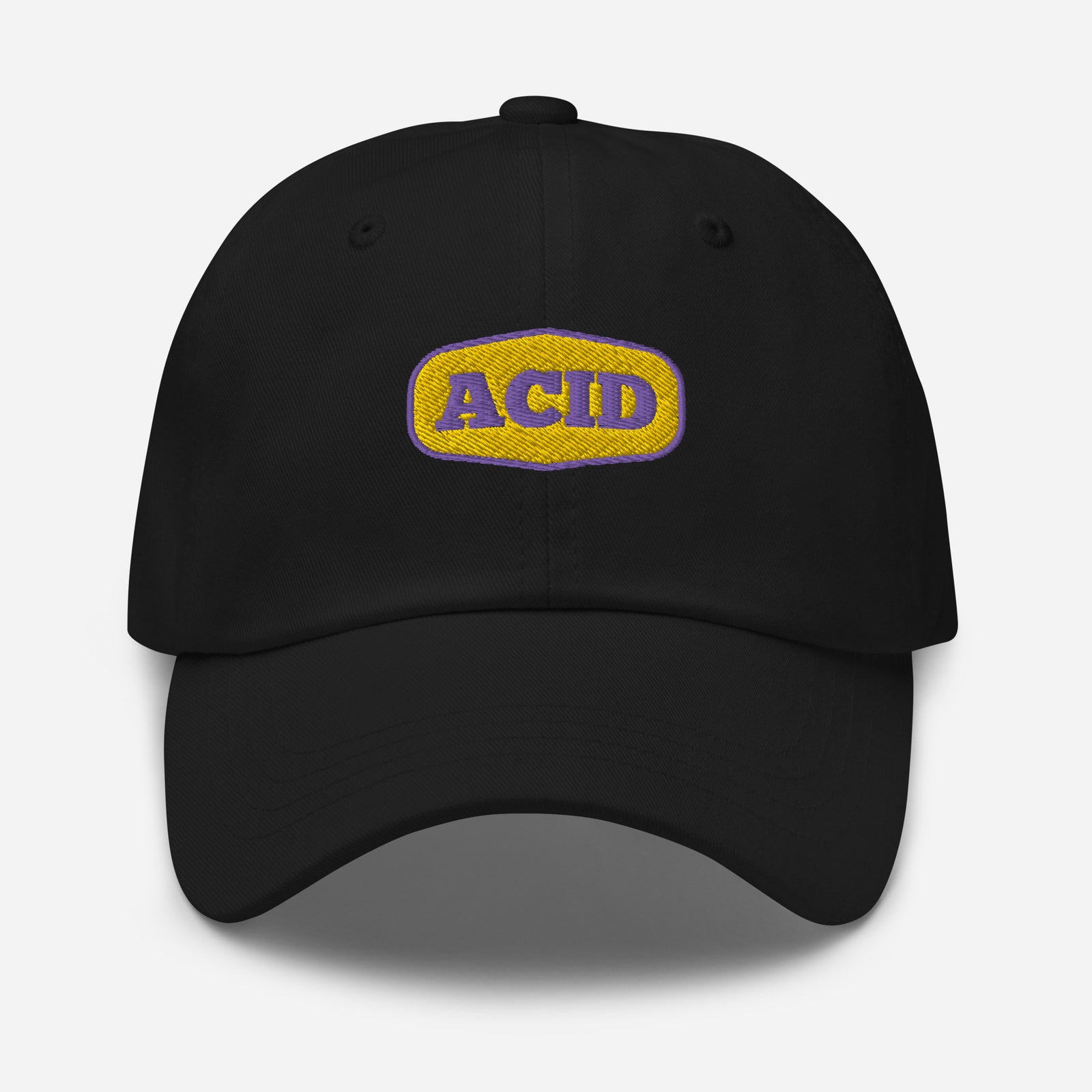Casquette baseball acid noir portée en situation CHT'M Boutique