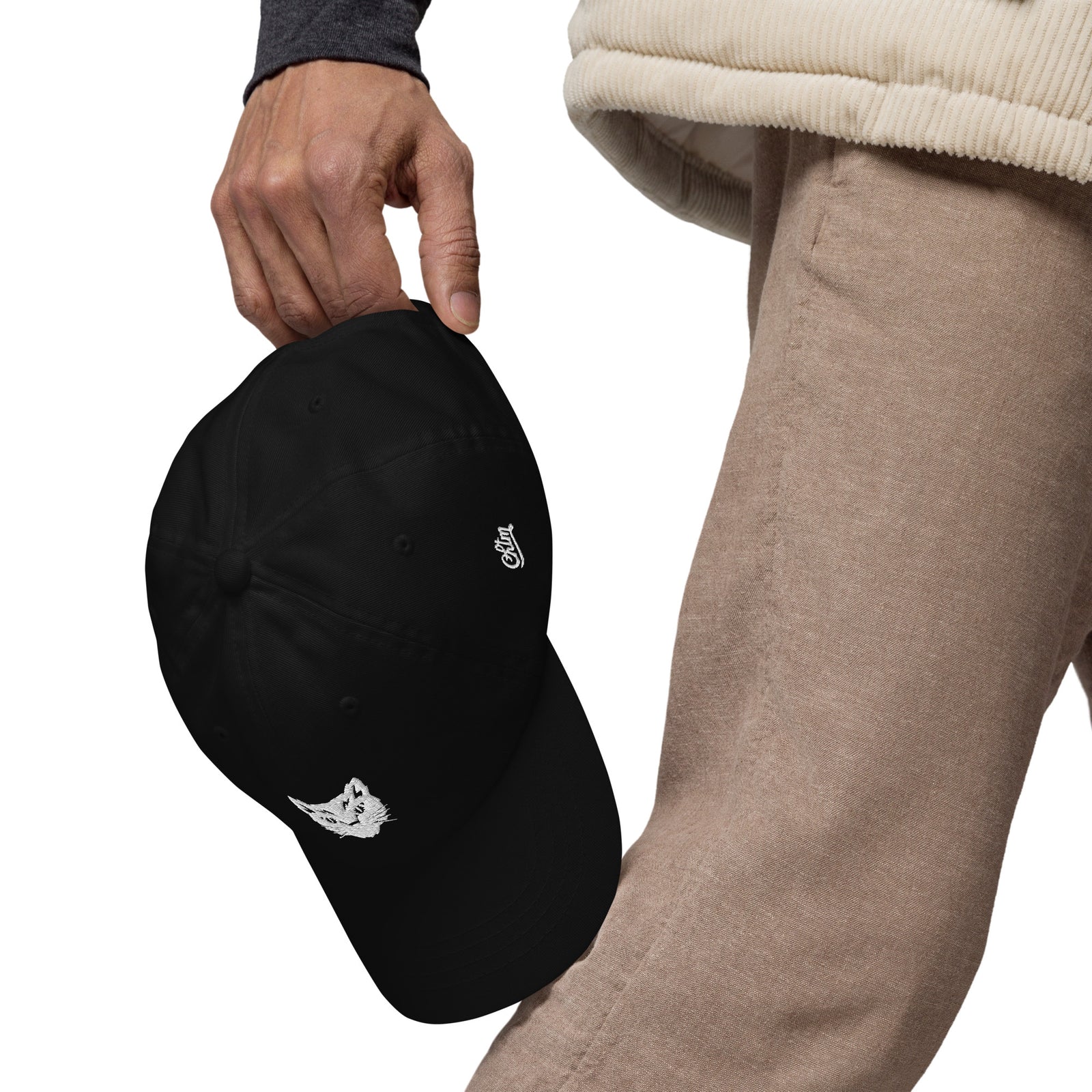 Casquette baseball cht'm 2023 noir vue de profil CHT'M Boutique