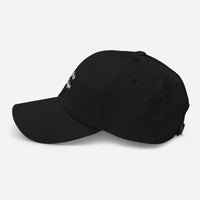 Casquette baseball coton chino bleu marine gros plan sur le tissu CHT'M Boutique