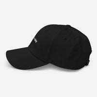 Casquette baseball creative day noir gros plan sur le tissu CHT'M Boutique