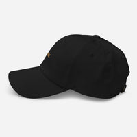 Casquette baseball smile noir vue de trois quarts CHT'M Boutique