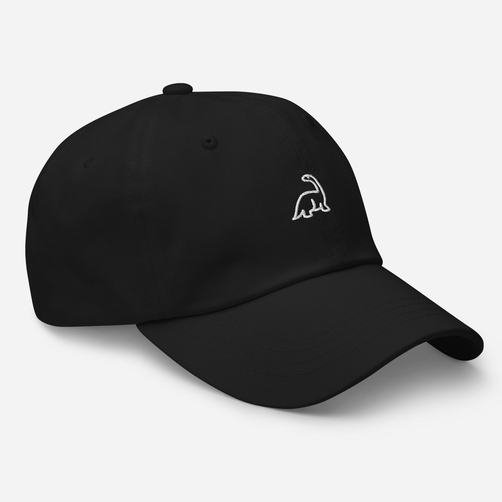 Casquette baseball dino noir vue de profil CHT'M Boutique