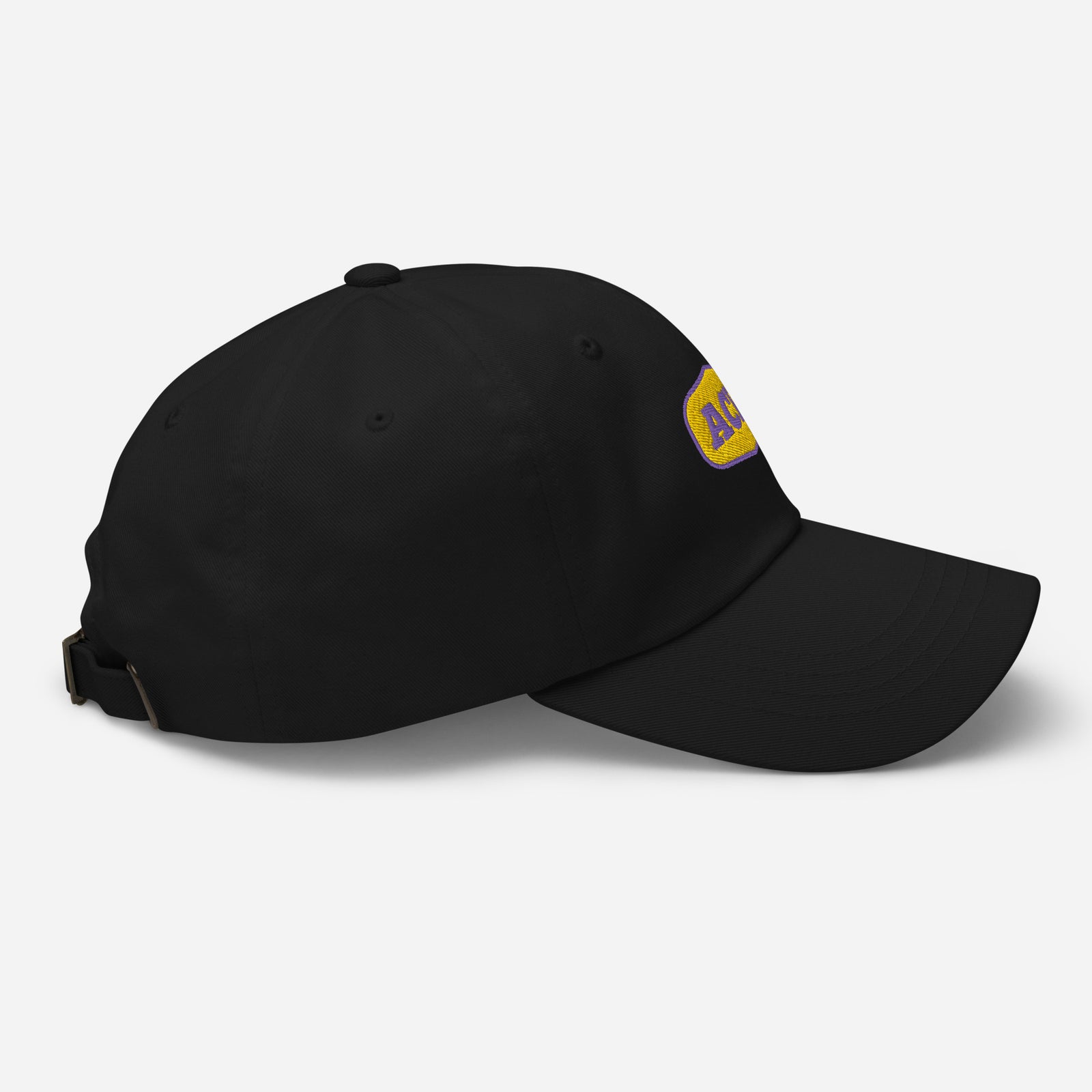Casquette baseball acid noir vue de trois quarts CHT'M Boutique