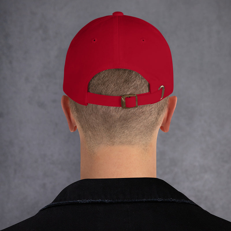 Casquette rouge “Calvitie” – Humour Daron, Papa, Chauve