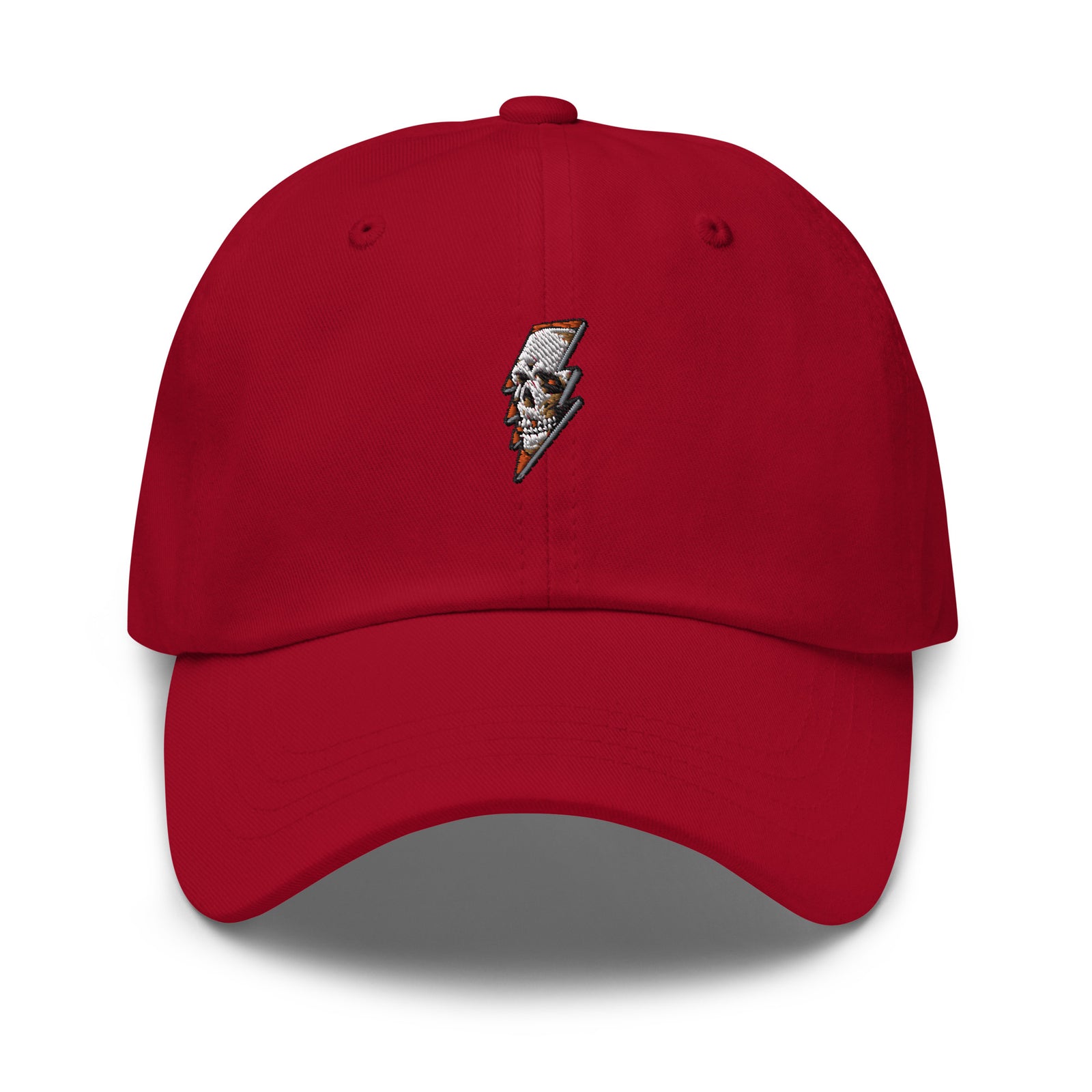 Casquette baseball thunder skull noir vue de profil CHT'M Boutique