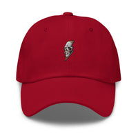 Casquette baseball thunder skull noir vue de profil CHT'M Boutique
