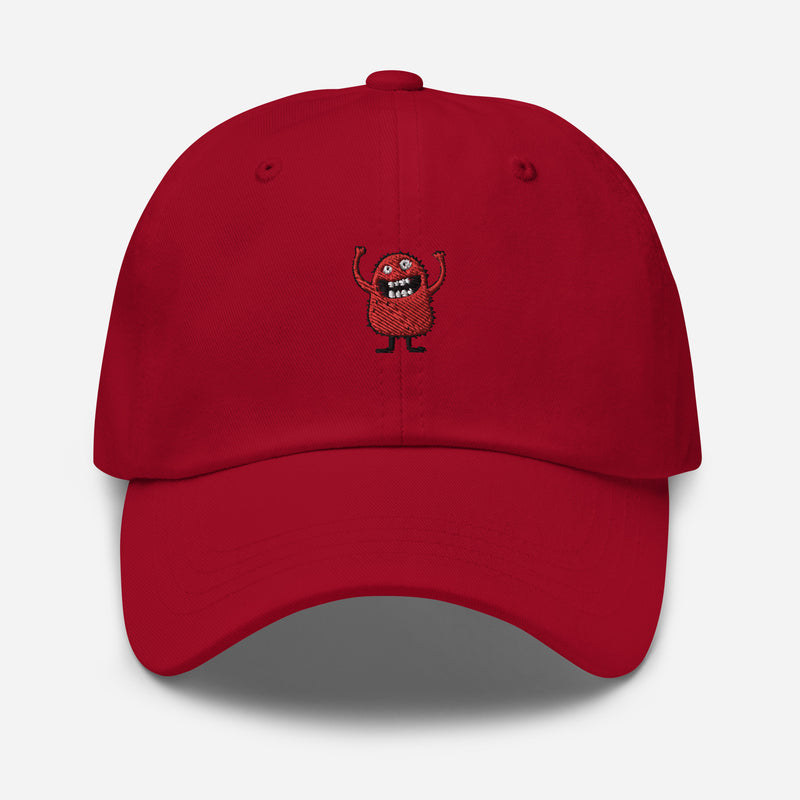 Casquette baseball monster canneberge CHT'M Boutique