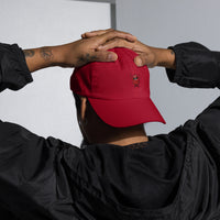 Casquette baseball monster canneberge portée en situation CHT'M Boutique