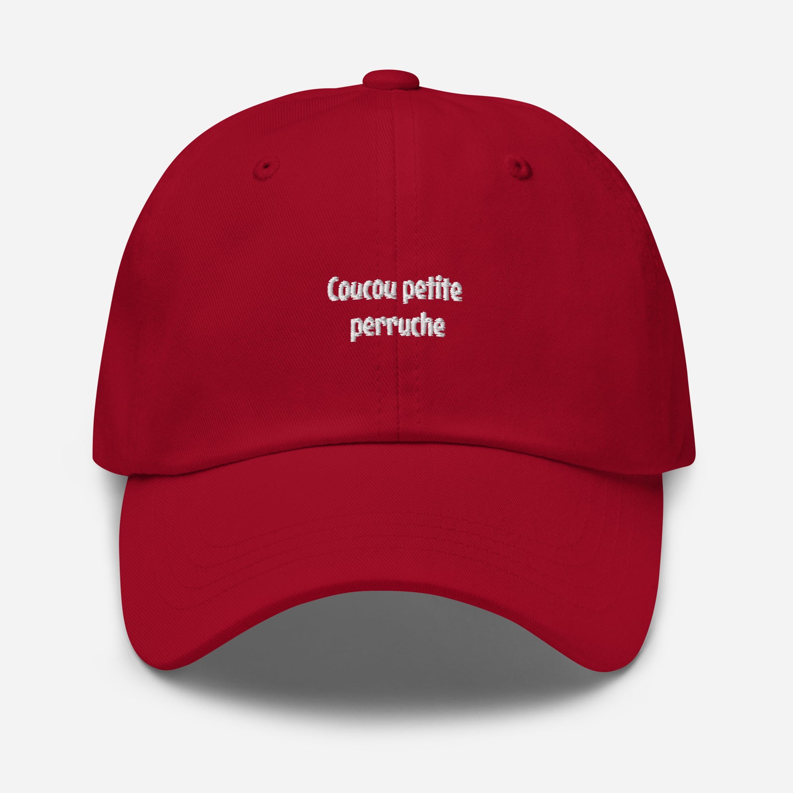 Casquette de Baseball Belge -Coucou petite perruche