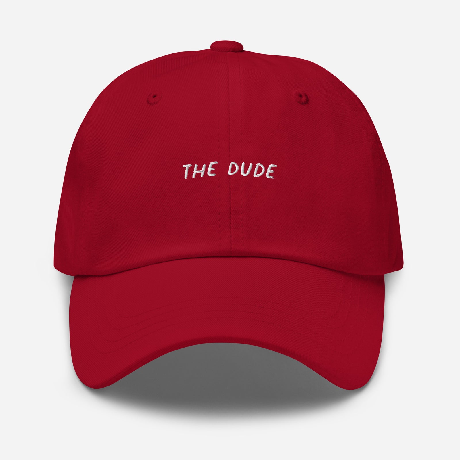 Casquette baseball coton chino épicéa détail de la broderie CHT'M Boutique