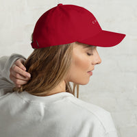 Casquette baseball create noir détail de la broderie CHT'M Boutique