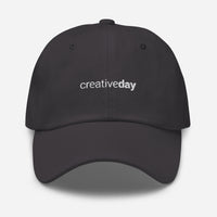 Casquette baseball creative day noir vue de trois quarts CHT'M Boutique