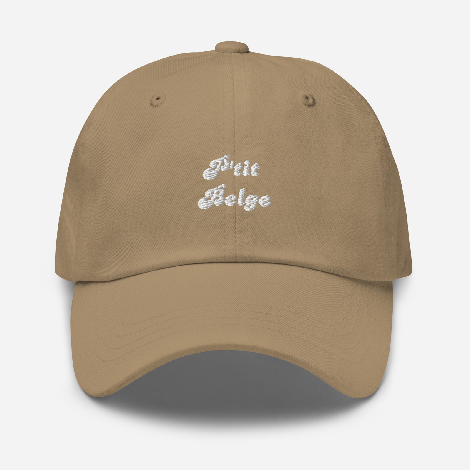 Casquette baseball coton chino bleu marine vue de trois quarts CHT'M Boutique