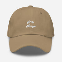 Casquette baseball coton chino bleu marine vue de trois quarts CHT'M Boutique