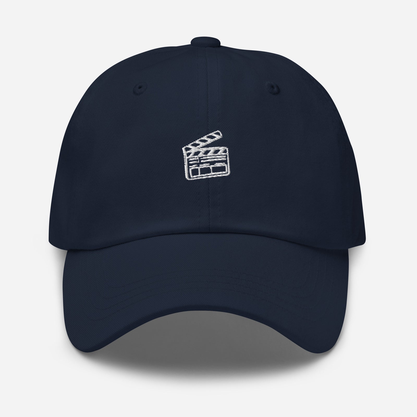 Casquette baseball cinéma noir gros plan sur le tissu CHT'M Boutique