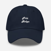 Casquette baseball coton chino bleu marine coloris présenté CHT'M Boutique