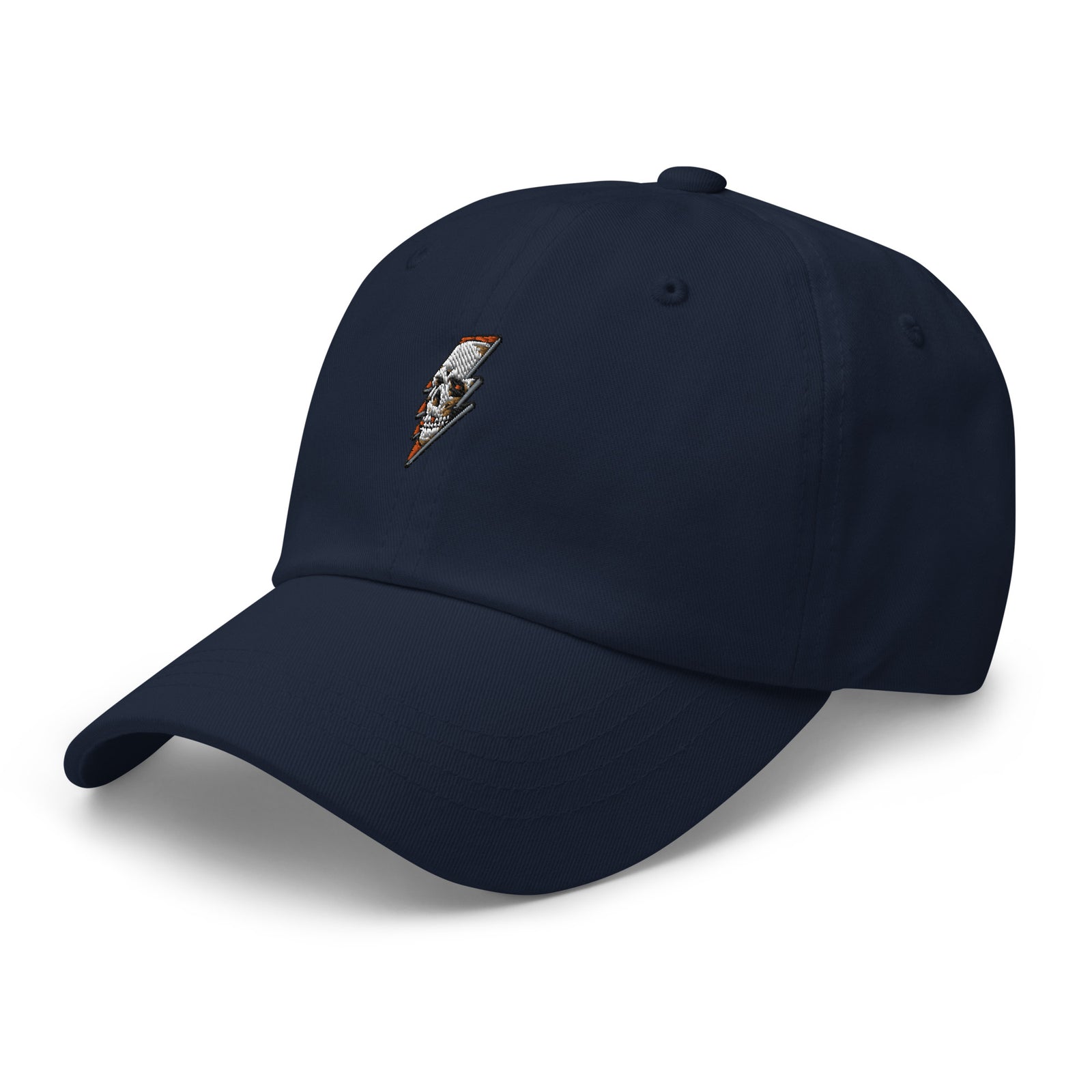 Casquette baseball thunder skull noir portée en situation CHT'M Boutique