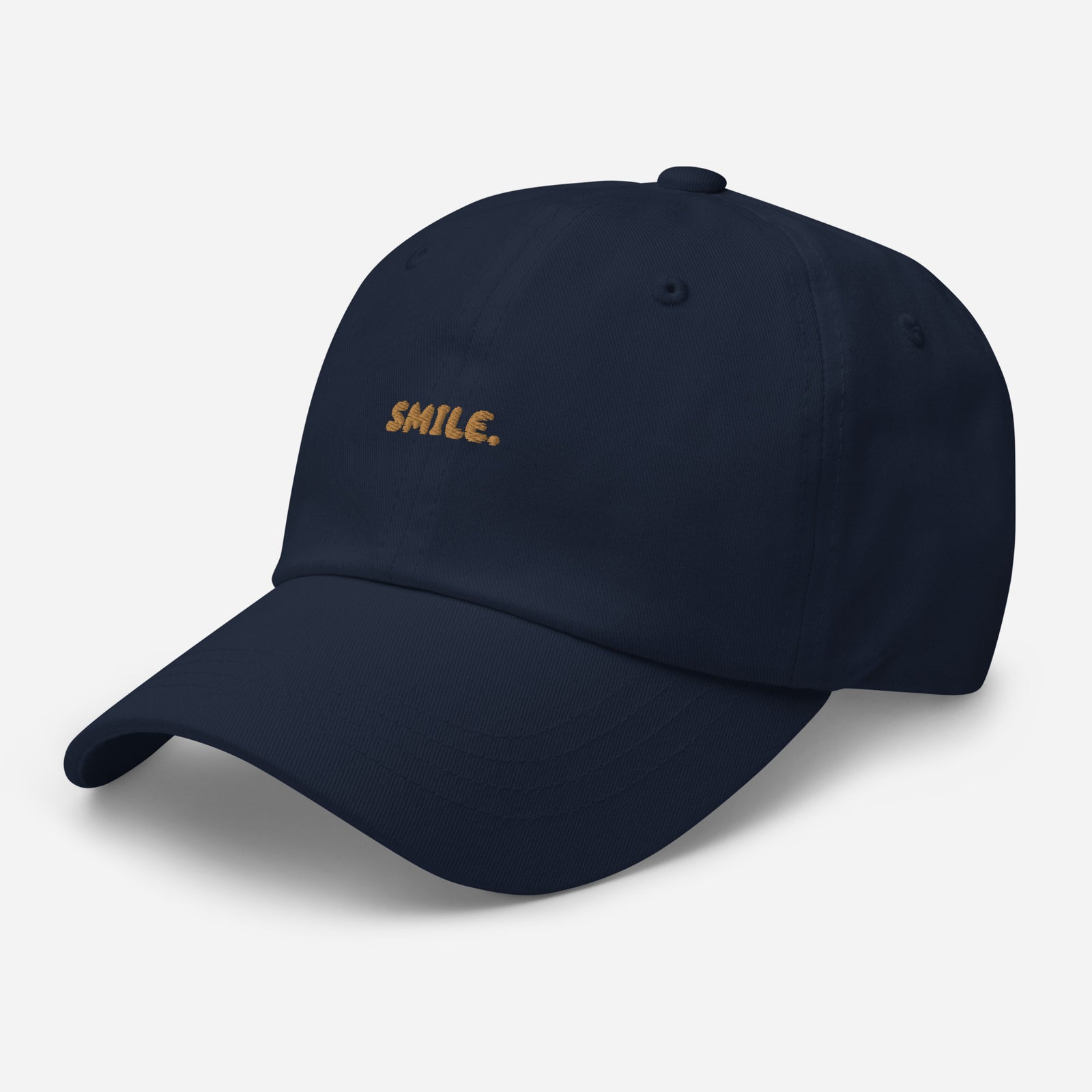 Casquette baseball smile noir vue avant CHT'M Boutique
