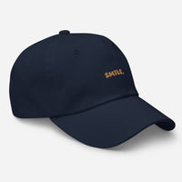 Casquette baseball smile noir coloris présenté CHT'M Boutique