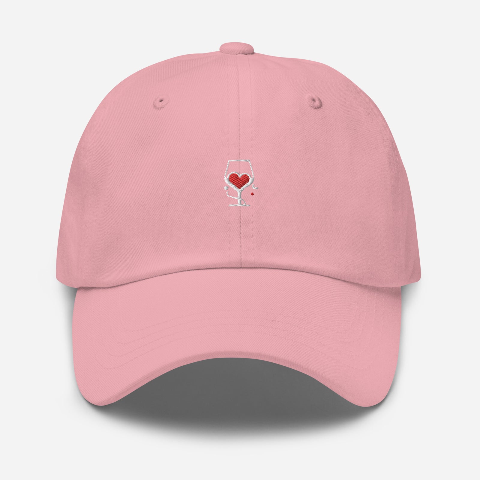 Casquette baseball wine love noir portée en situation CHT'M Boutique