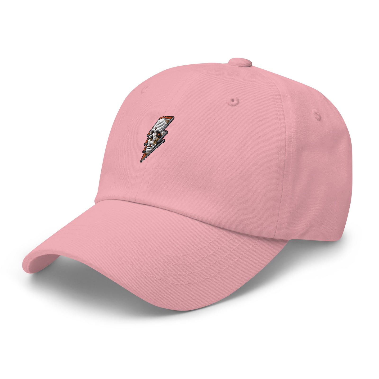 Casquette baseball thunder skull noir vue de profil CHT'M Boutique