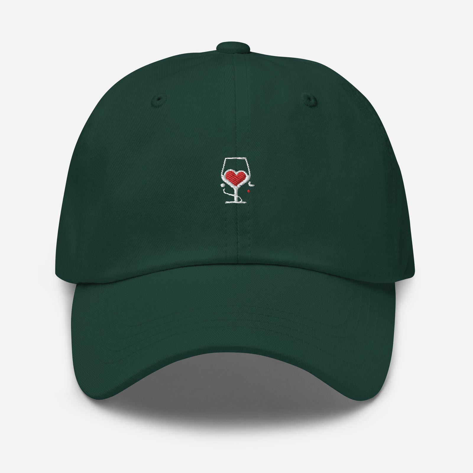 Casquette baseball wine love noir vue de profil CHT'M Boutique
