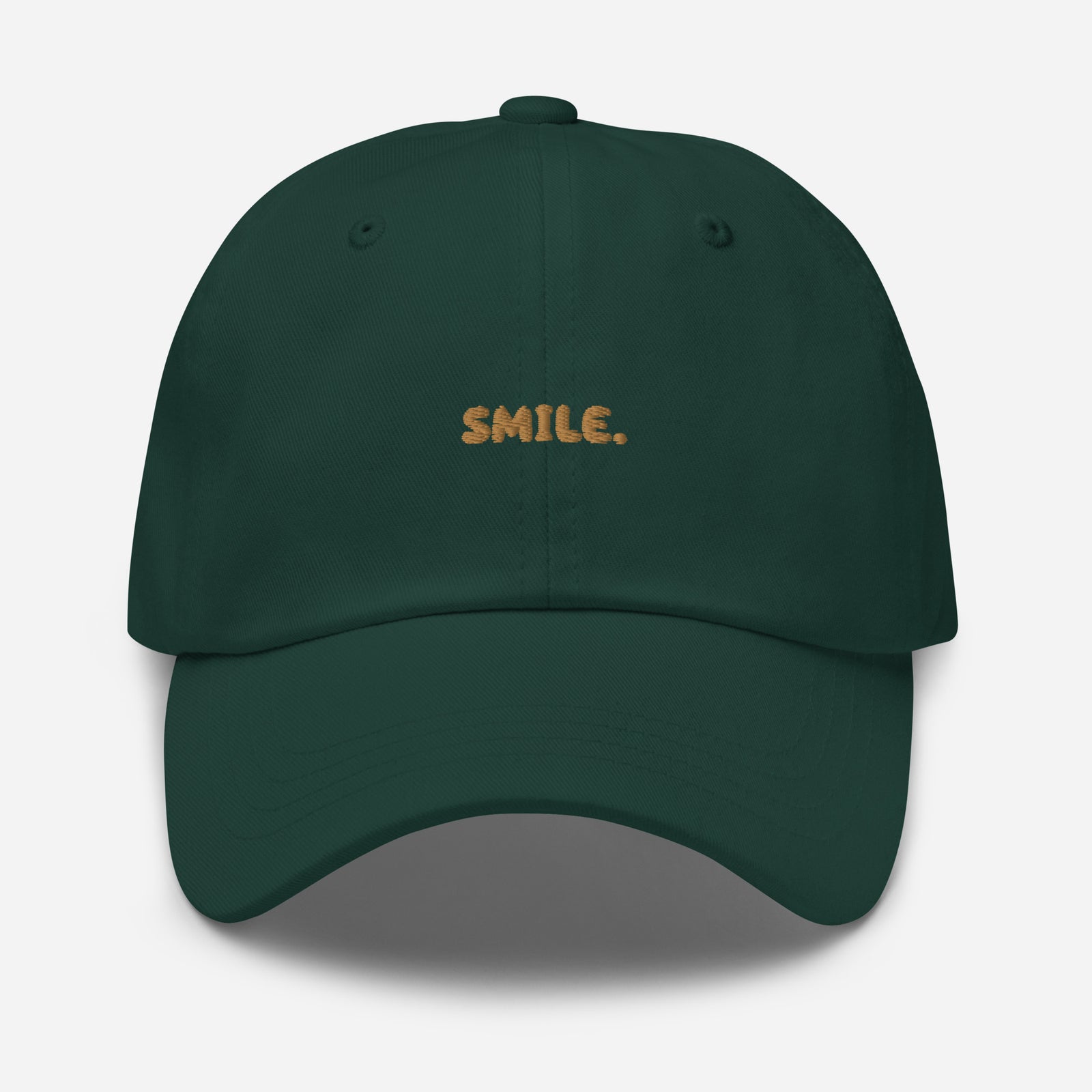 Casquette baseball smile noir vue avant CHT'M Boutique