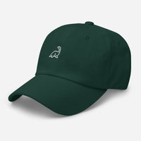 Casquette baseball dino noir portée en situation CHT'M Boutique