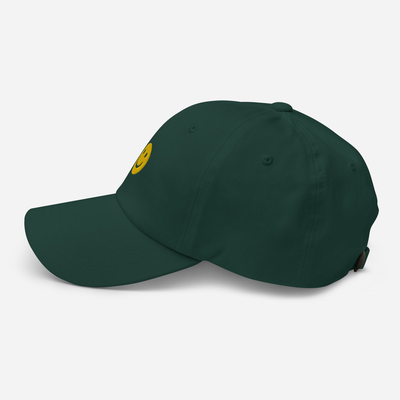Casquette baseball happy smiley noir vue de dos CHT'M Boutique