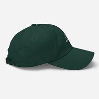 Casquette baseball dino noir détail de la broderie CHT'M Boutique