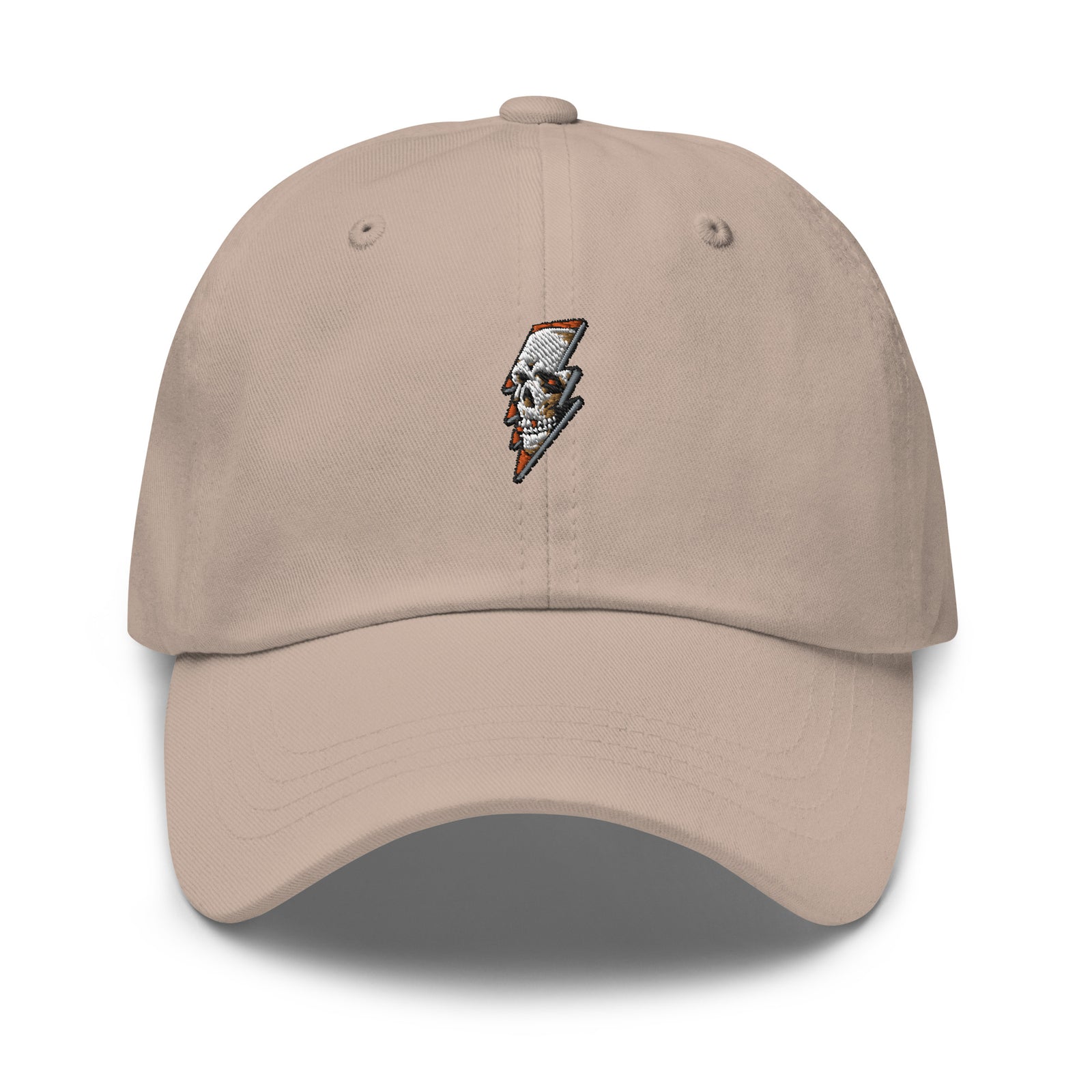 Casquette baseball thunder skull noir coloris présenté CHT'M Boutique