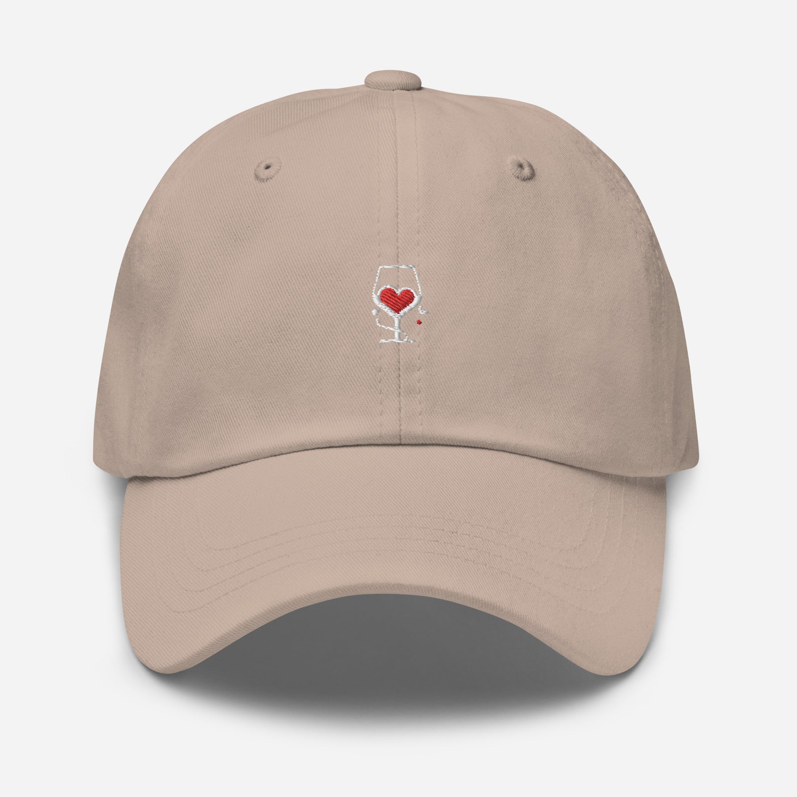 Casquette baseball wine love noir vue avant CHT'M Boutique