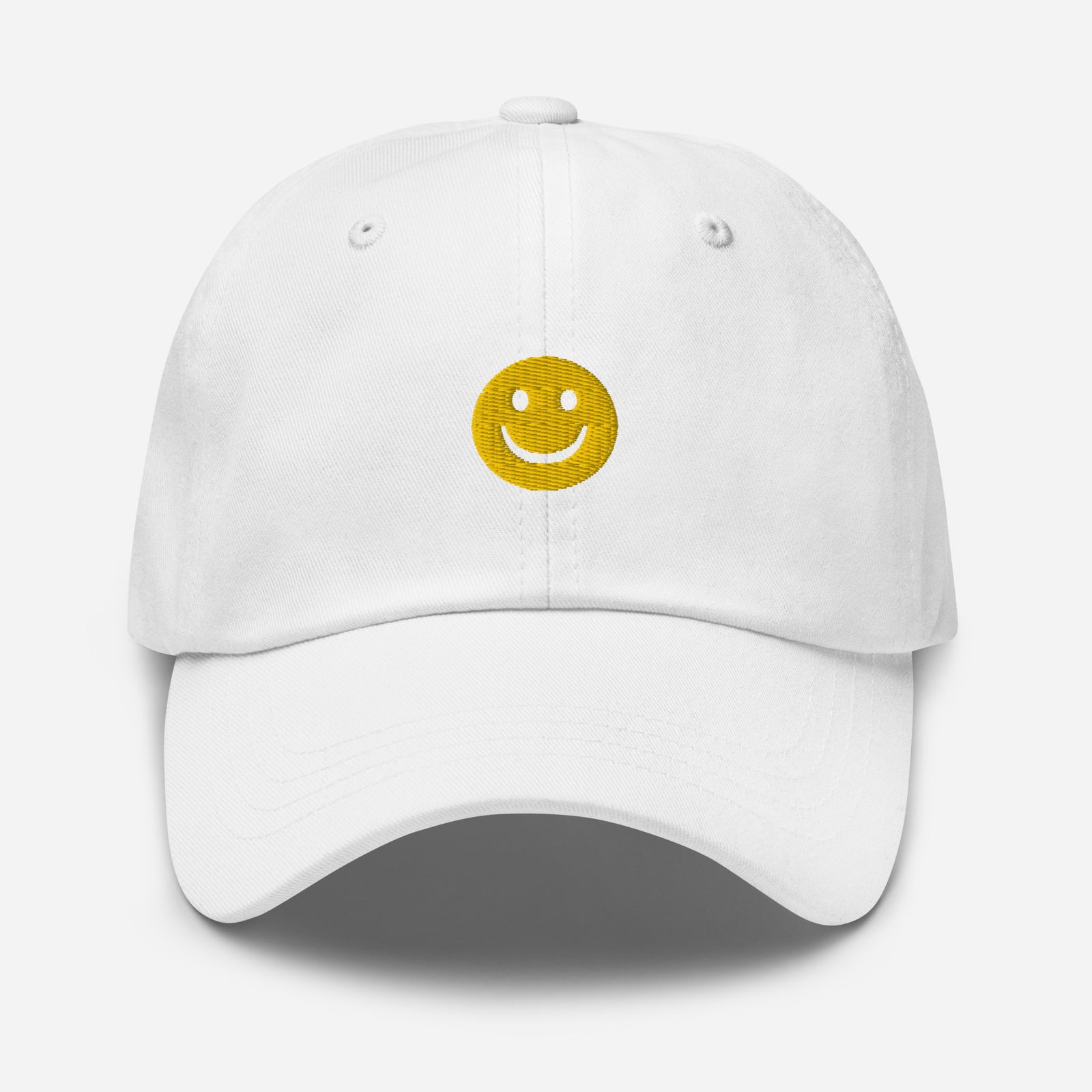 Casquette baseball happy smiley noir portée en situation CHT'M Boutique