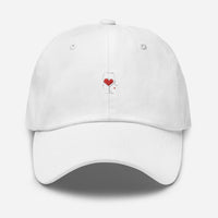 Casquette baseball wine love noir vue de dos CHT'M Boutique