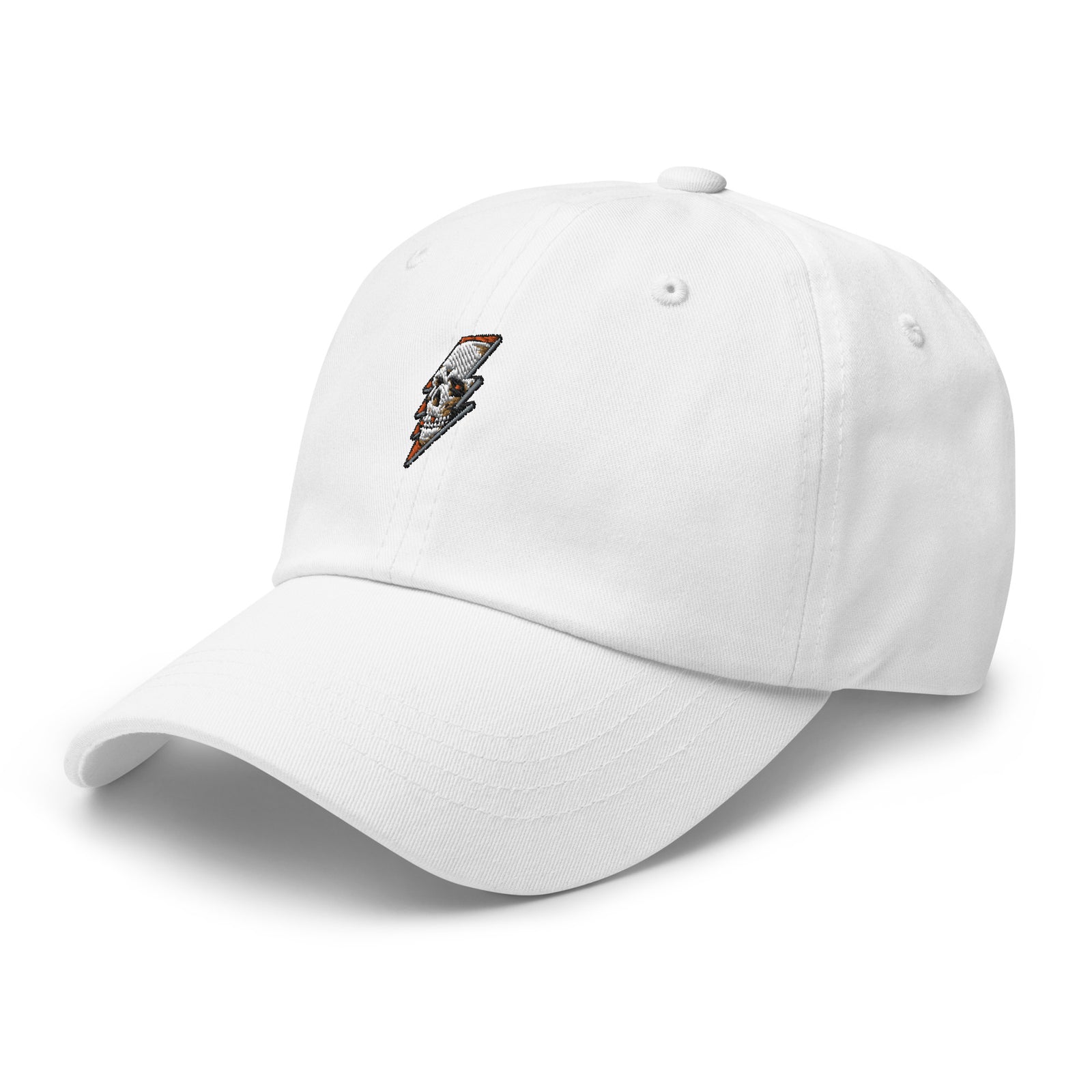 Casquette baseball thunder skull noir vue avant CHT'M Boutique