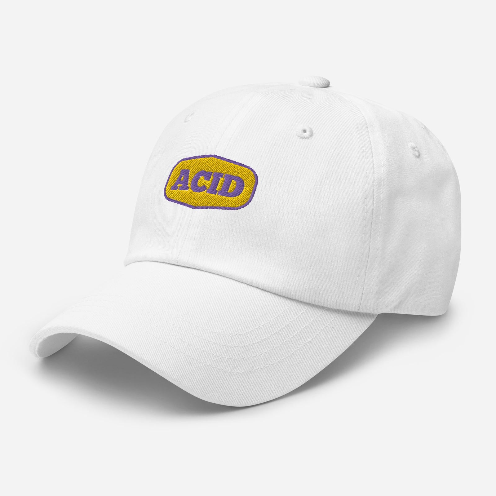 Casquette baseball acid noir portée en situation CHT'M Boutique