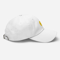 Casquette baseball happy smiley noir vue de trois quarts CHT'M Boutique