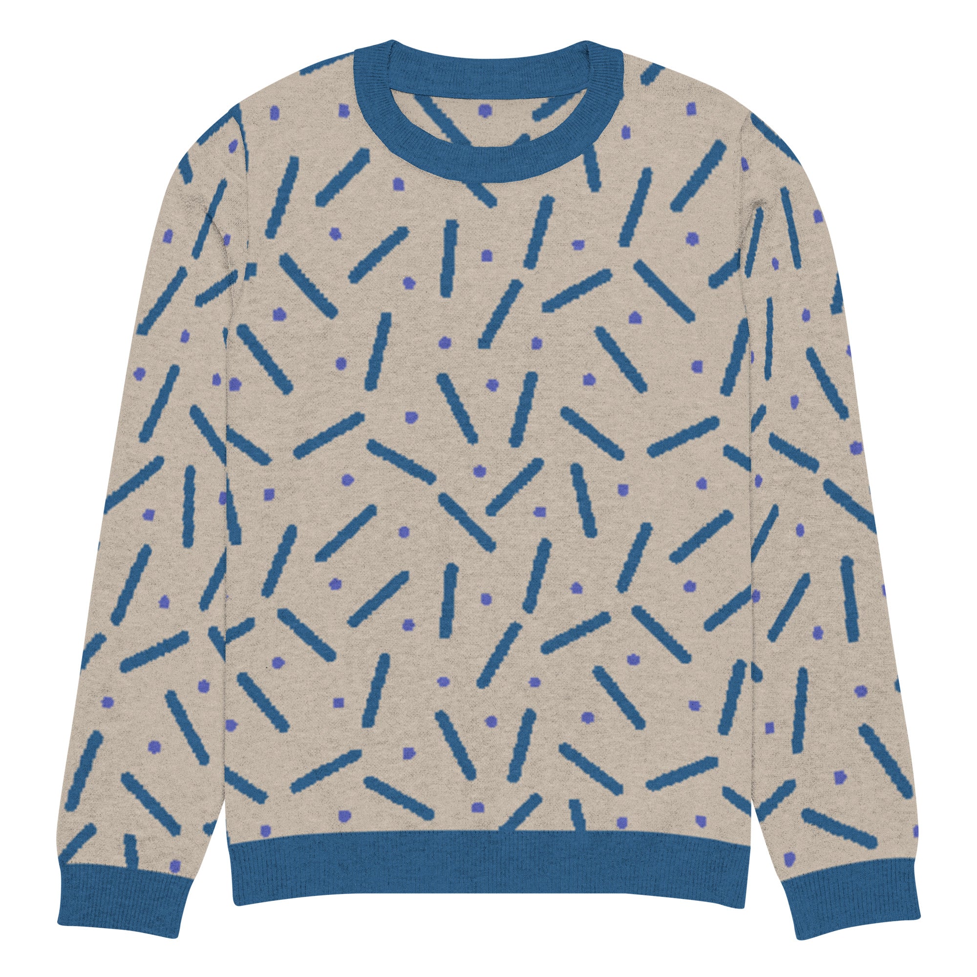 Pull tricoté en laine homme