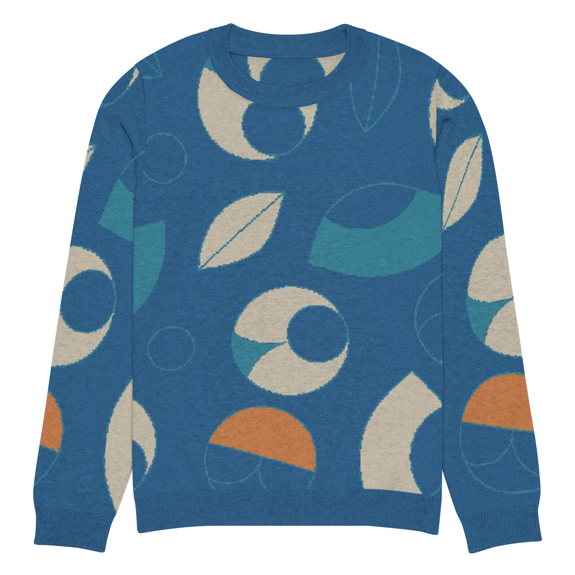 Pull col rond laine homme