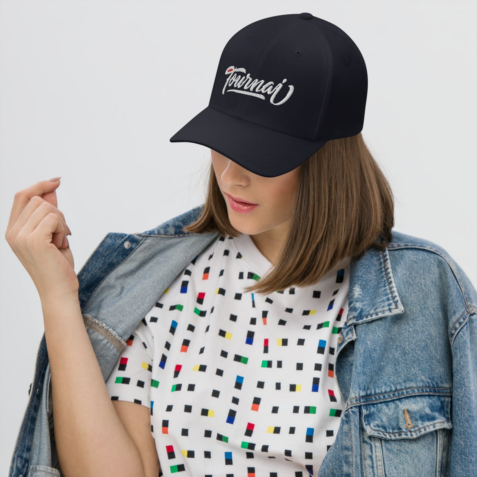 Casquette Flexfit belge brodée - Tournai