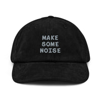 Casquette en velours côtelé - MAKE SOME NOISE