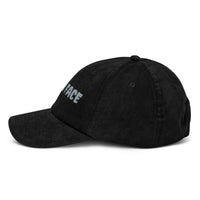 Casquette Velours Côtelé Brodée « In Your Face » – Noir