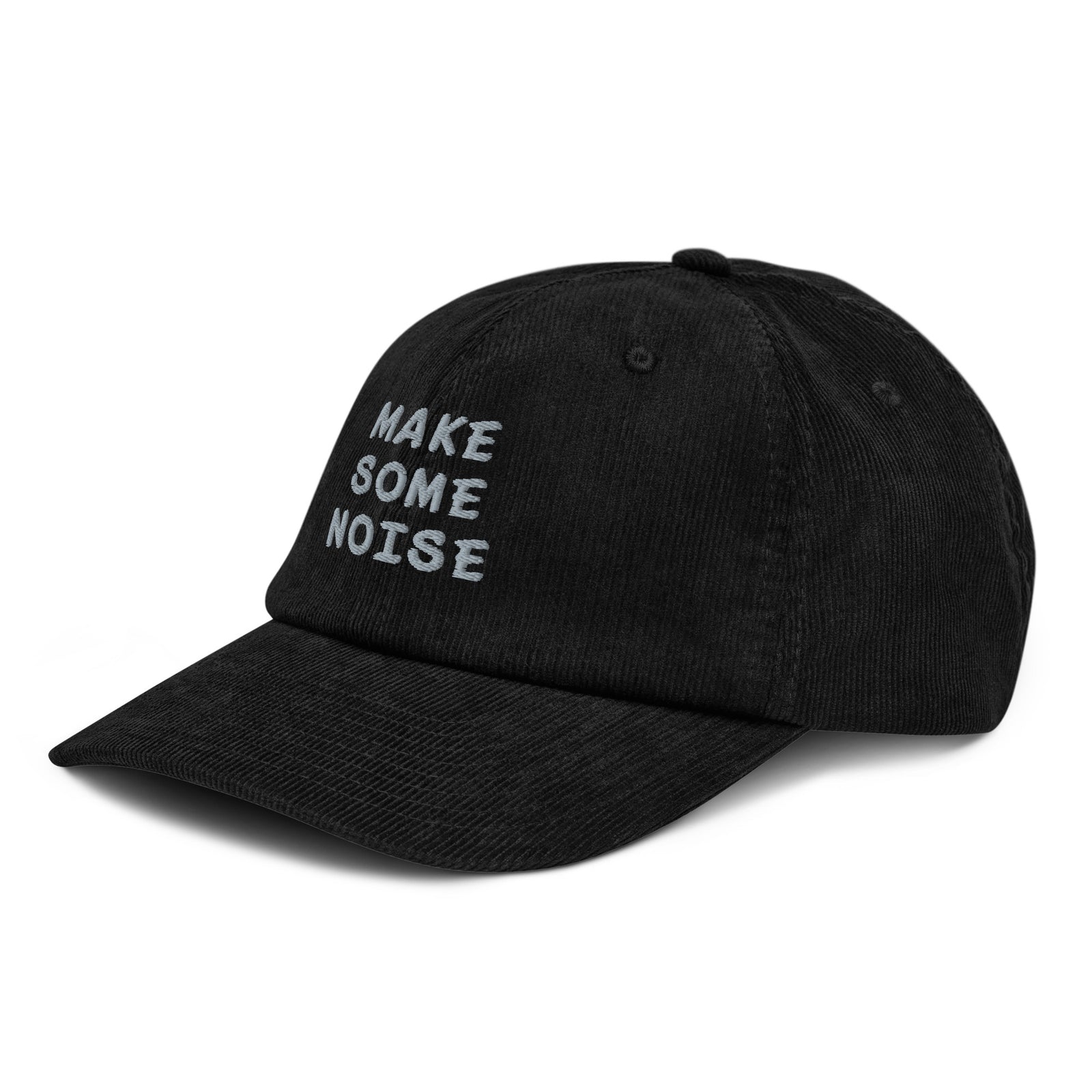 Casquette en velours côtelé - MAKE SOME NOISE