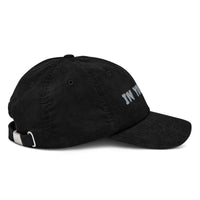 Casquette Velours Côtelé Brodée « In Your Face » – Noir