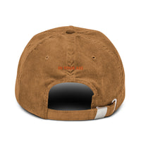 Casquette Velours Côtelé Brodée « In Your Face » – Camel