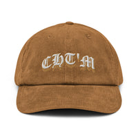 Casquette Velours Côtelé Brodée CHT'M Gothique – Or