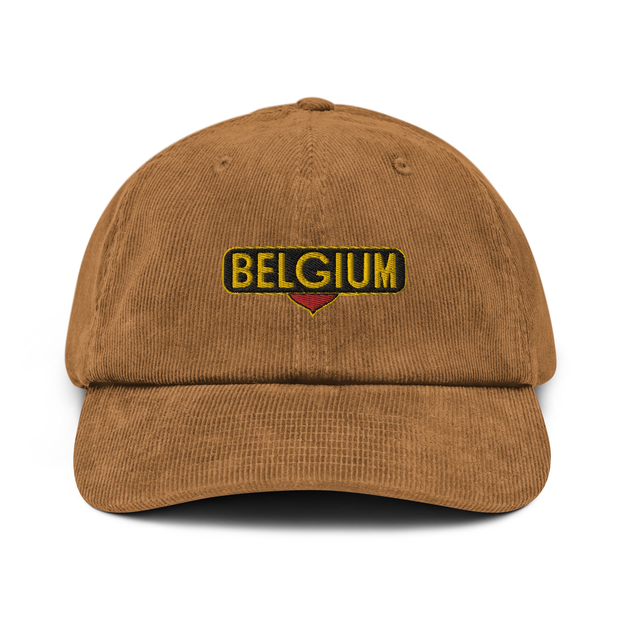 Casquette Belge en velours côtelé - BELGIUM
